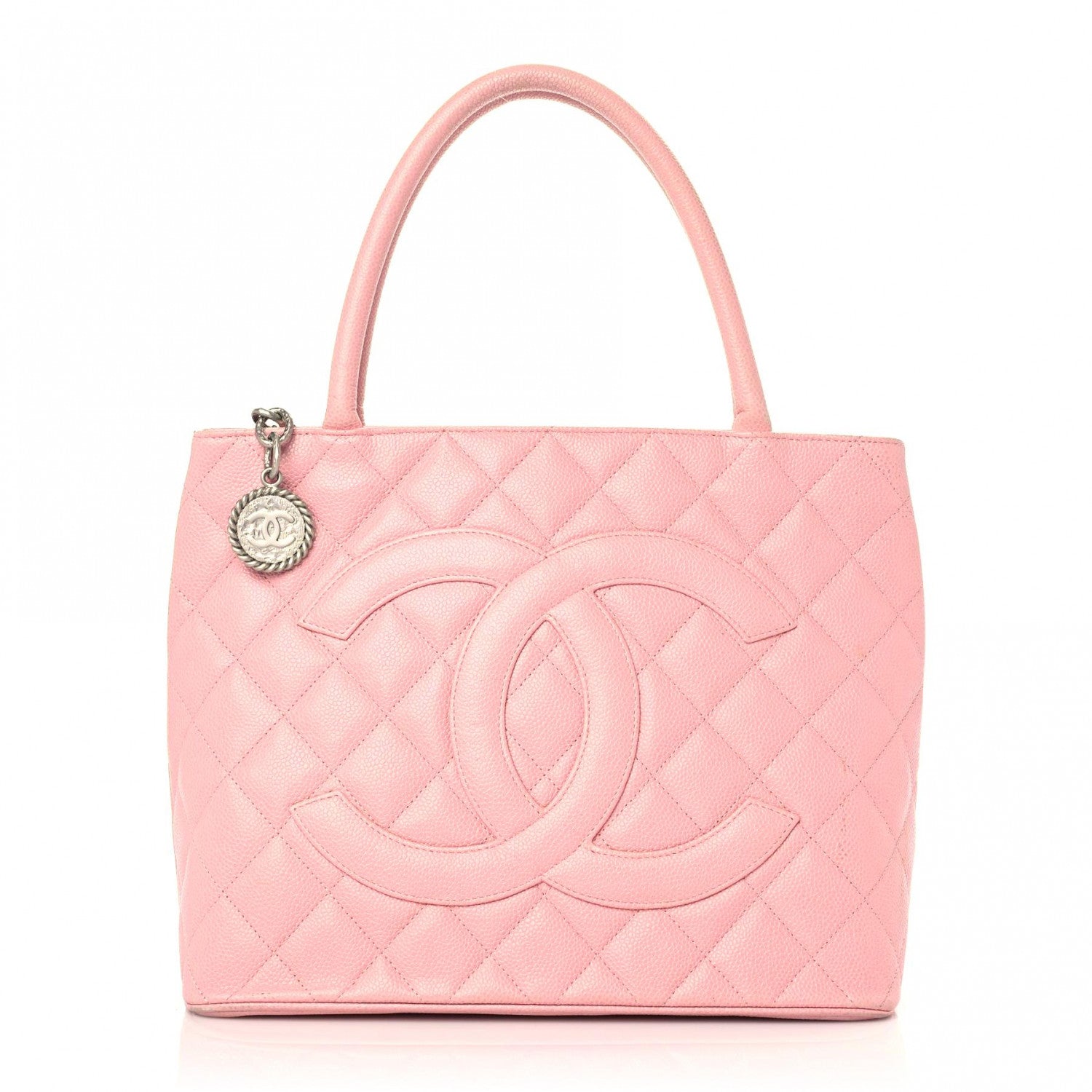 Chanel Caviar Quilted Medallion Tote Light Pink 1 of 19