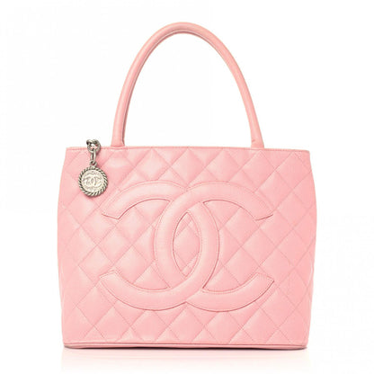 Chanel Caviar Quilted Medallion Tote Light Pink 1 of 19