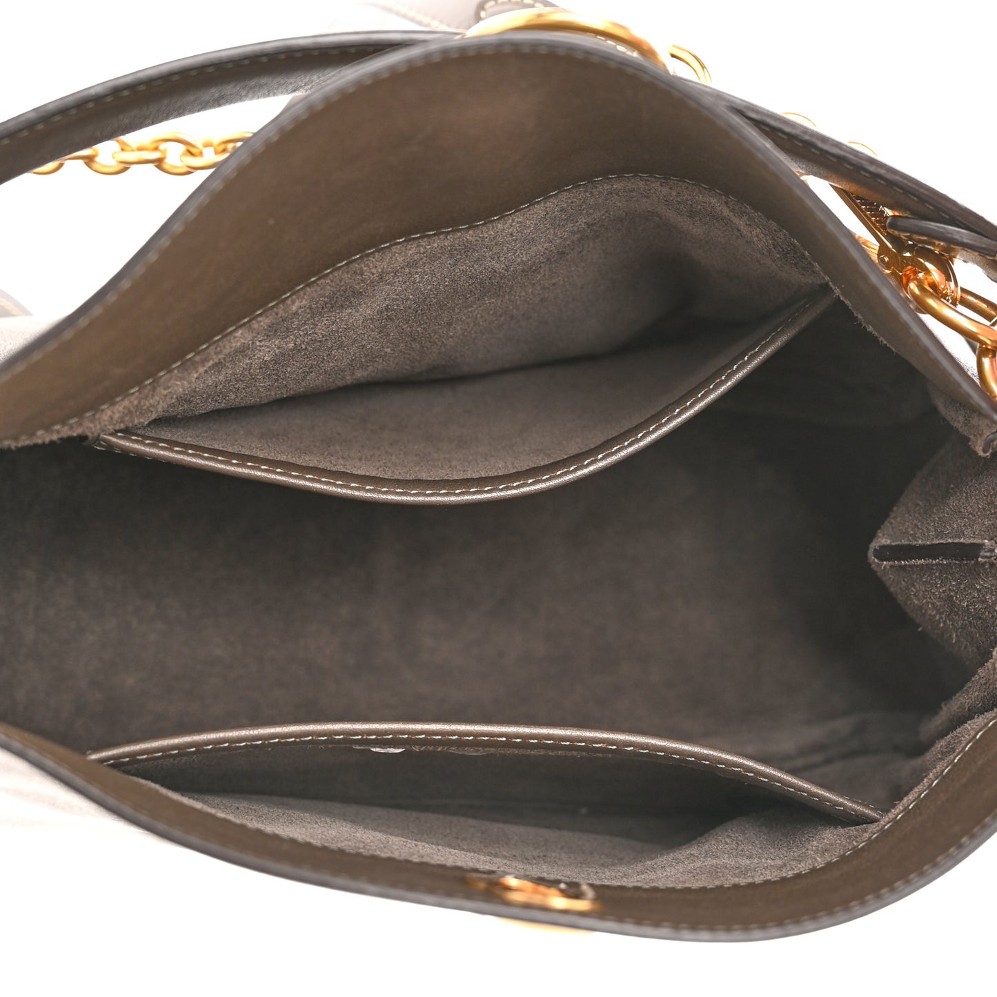 Silky Calfskin Small Leighton Dark Grey