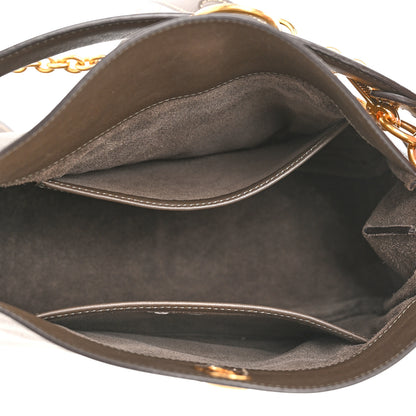 Mulberry Silky Calfskin Small Leighton Dark Grey 5 of 9