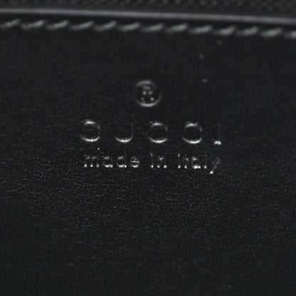 Gucci Calfskin Matelasse Monochrome Small GG Marmont Chain Shoulder Bag Black 6 of 11