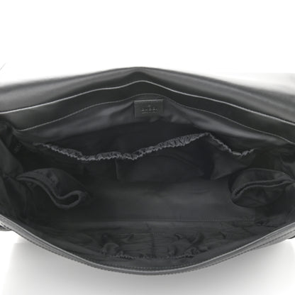 Gucci GG Supreme Monogram Web Messenger Diaper Bag Black Grey 5 of 11