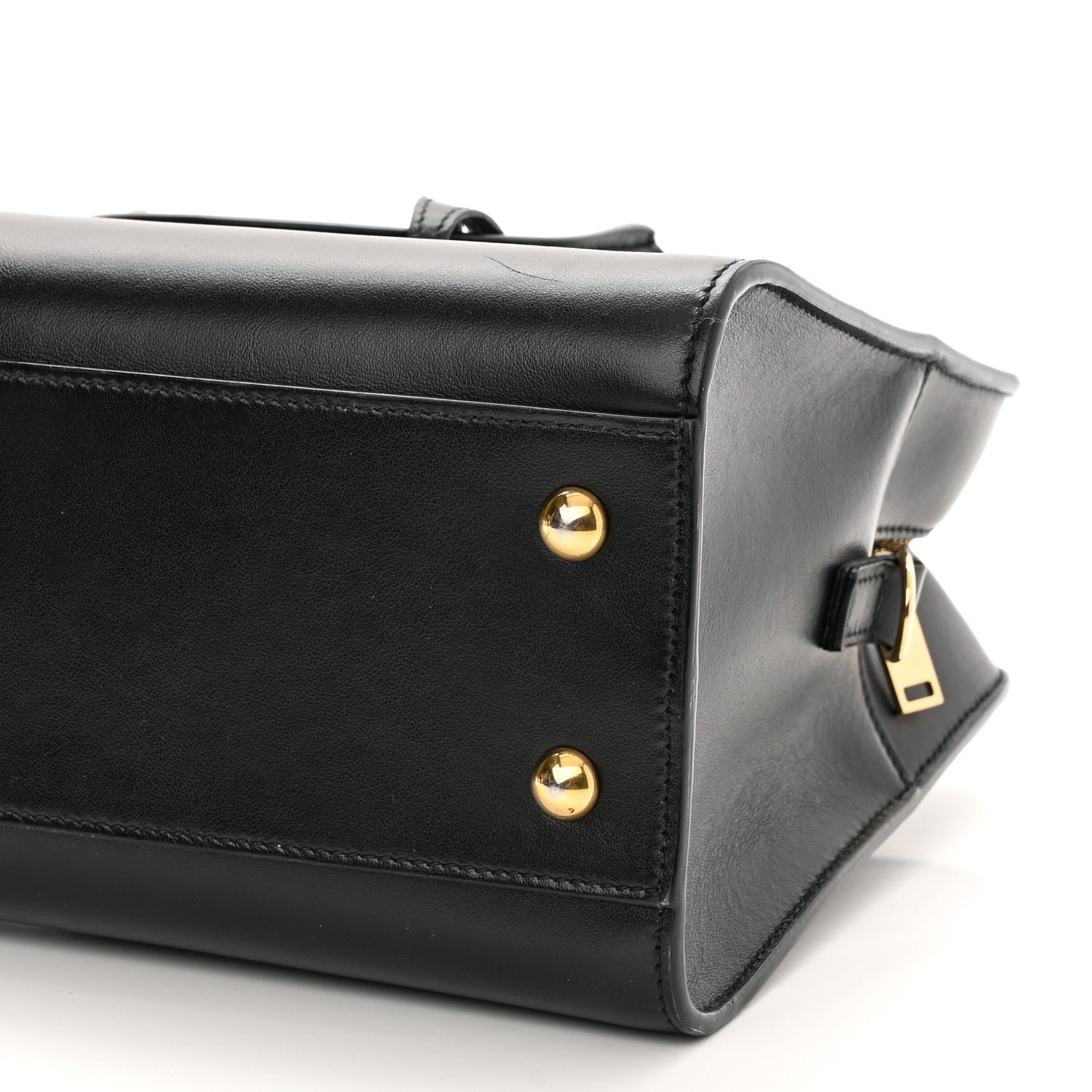 Saint Laurent Calfskin Monogram Baby Cabas Black 9 of 9