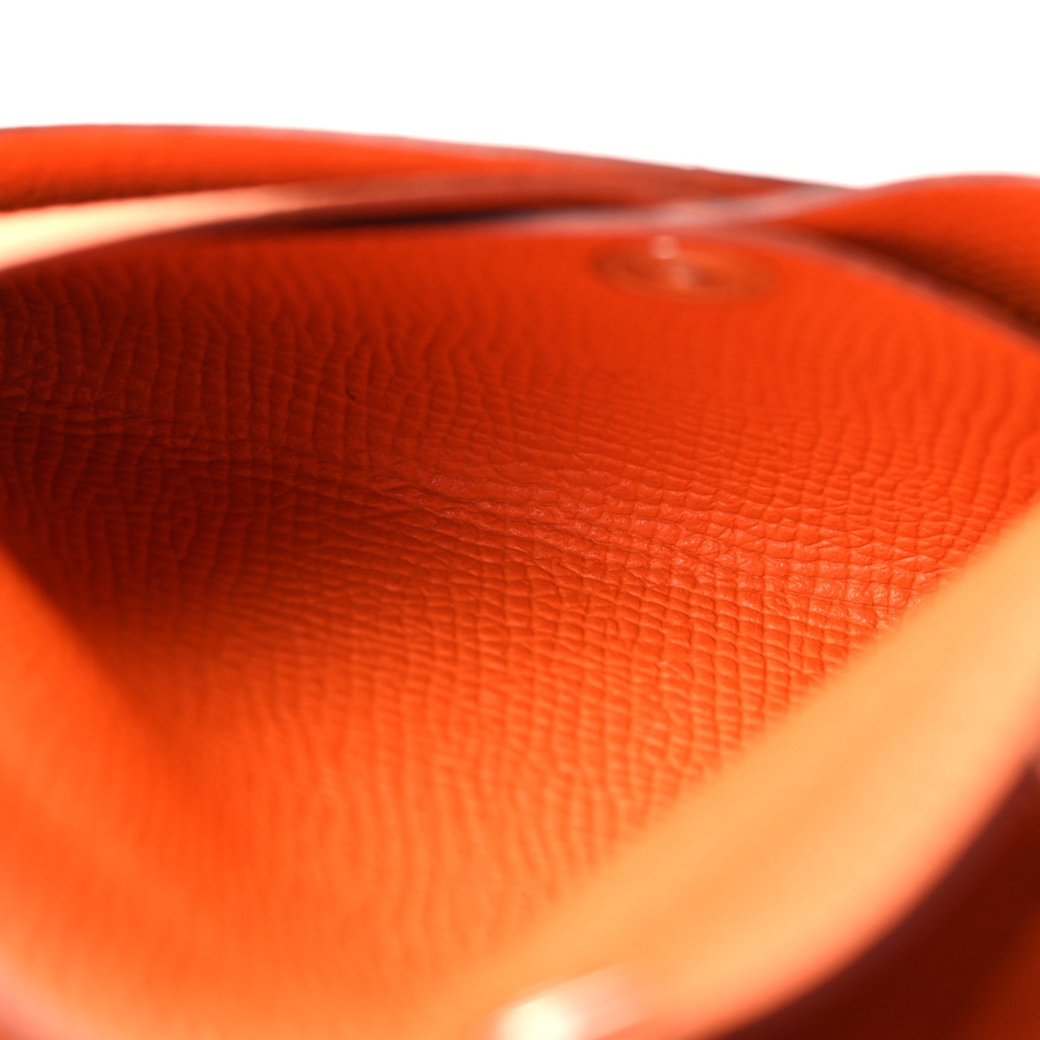 Hermes Epsom Calvi Duo Card Case Orange 7 of 10