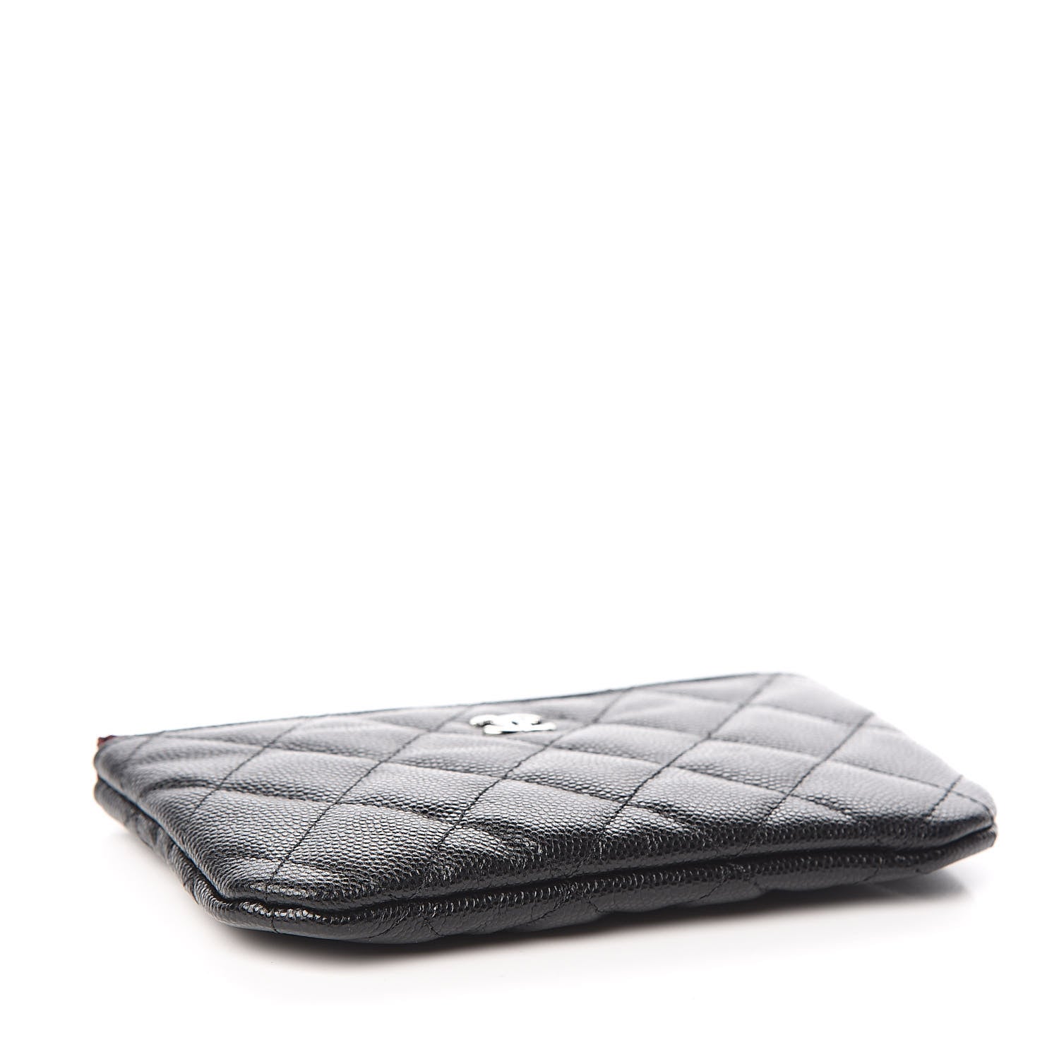 Chanel Caviar Quilted Small Cosmetic Case Black 4 of 8