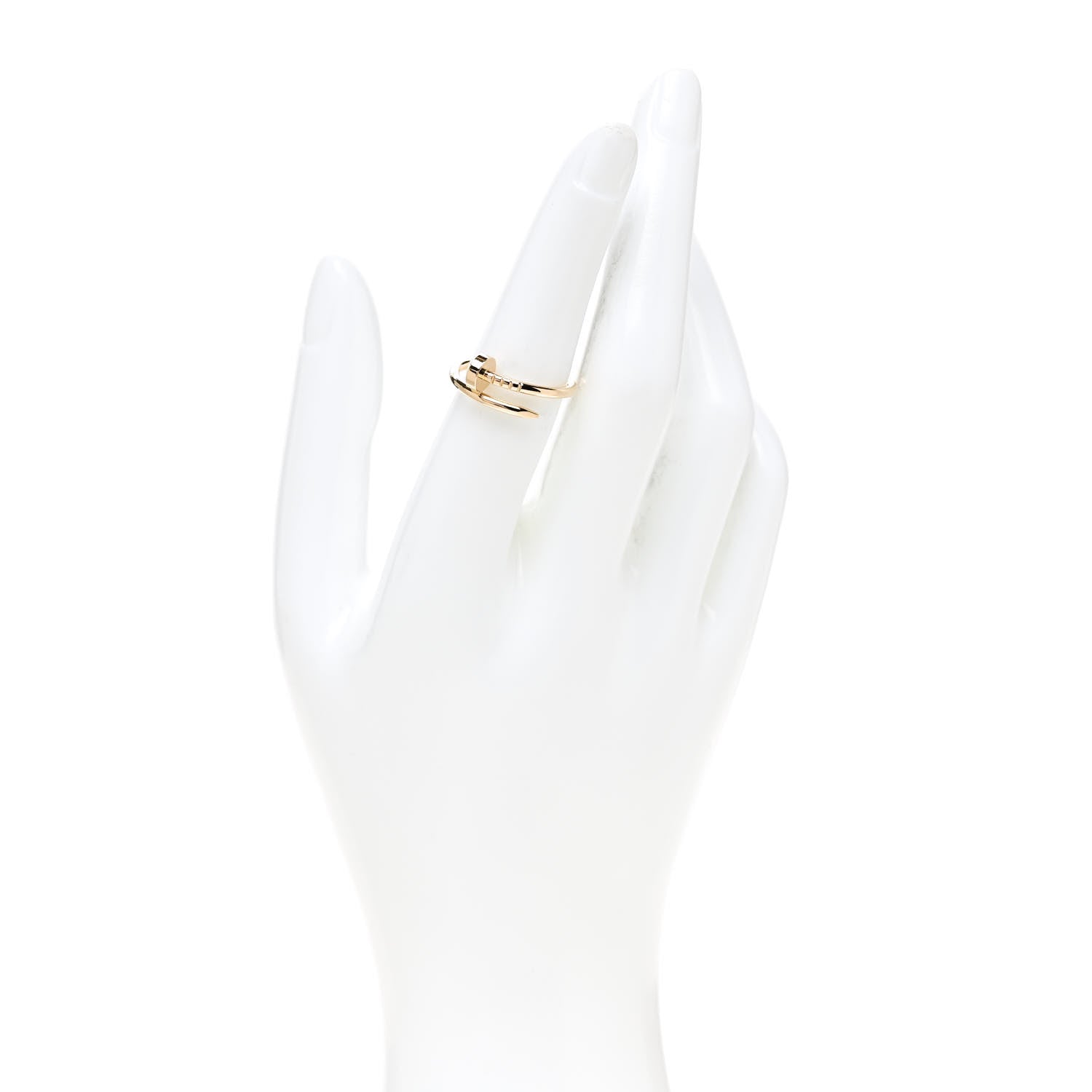 Cartier 18K Yellow Gold Small Juste Un Clou Ring 52 6 2 of 5