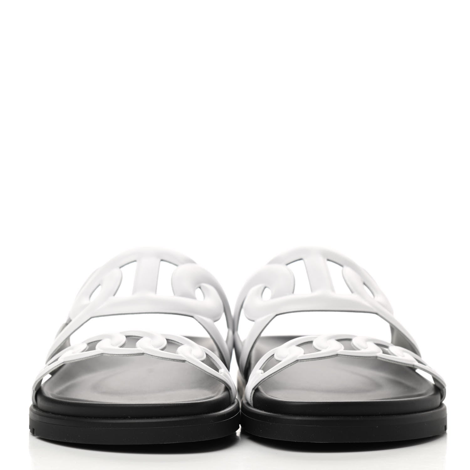 Hermes Nappa Womens Extra Sandals 36 White 2 of 9