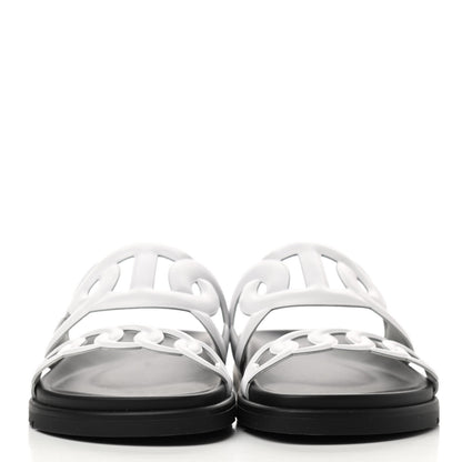 Hermes Nappa Womens Extra Sandals 36 White 2 of 9