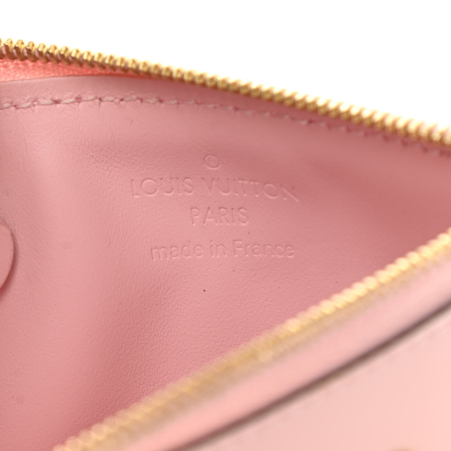 Louis Vuitton Patent Miroir Venice Key Pouch Rose Ballerine 6 of 8