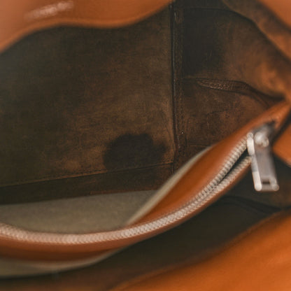 Saint Laurent Grained Calfskin Small Supple Sac De Jour Moka 8 of 10