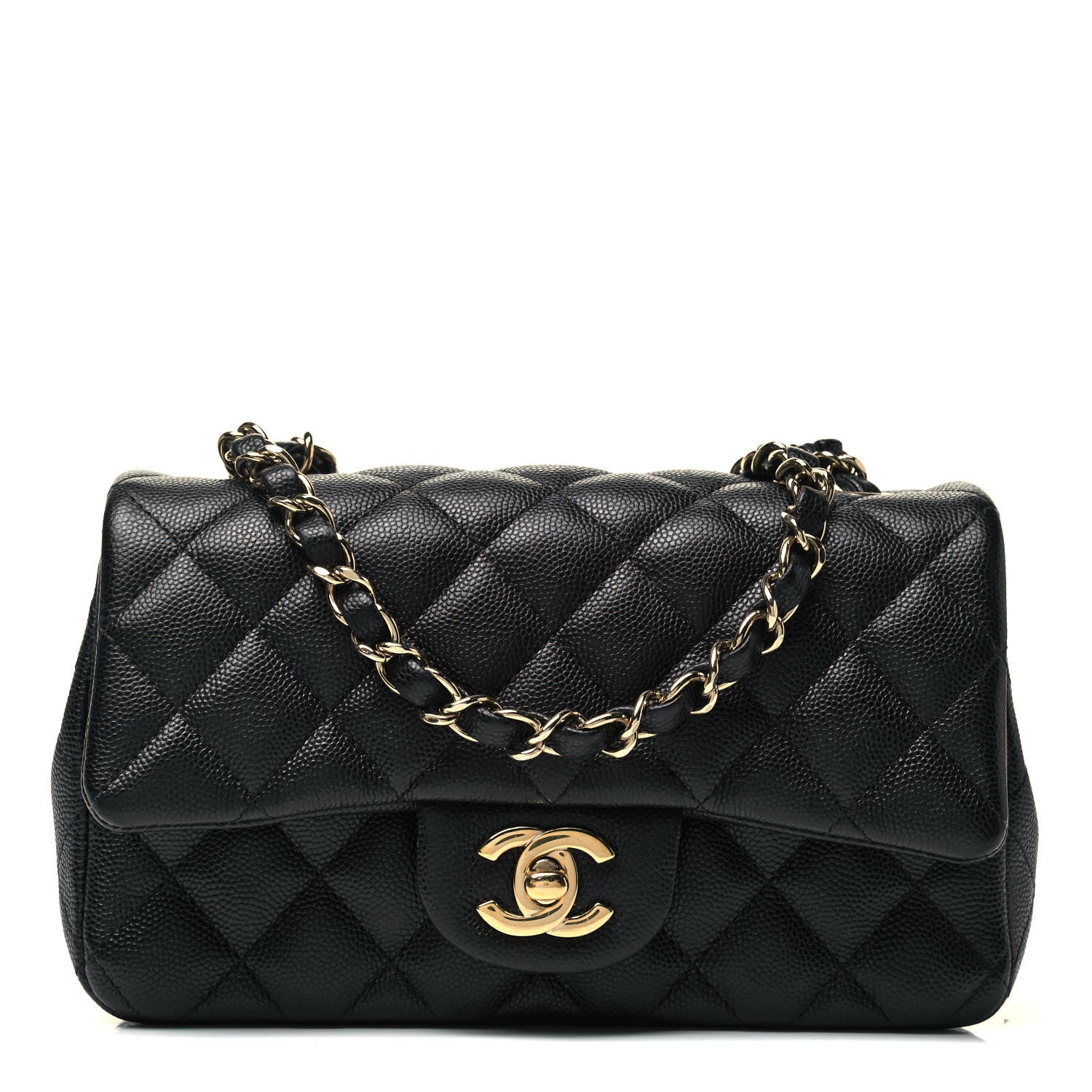 Chanel Caviar Quilted Mini Rectangular Flap Black 1 of 9