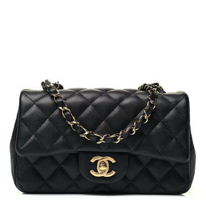 Chanel Caviar Quilted Mini Rectangular Flap Black 1 of 9