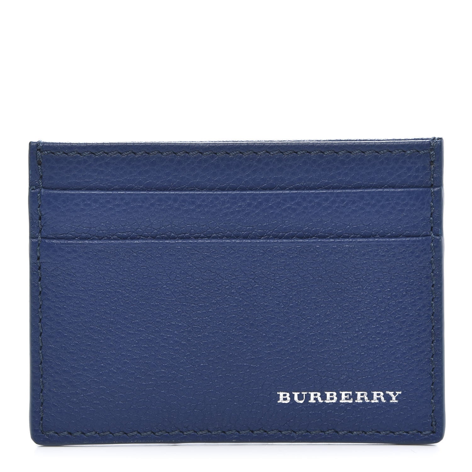 Burberry Grainy Calfskin Card Case Blue 1 of 7
