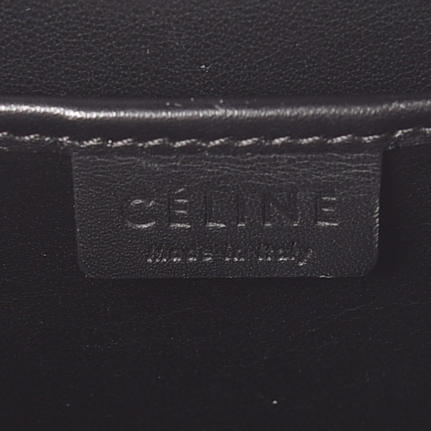 Canvas Calfskin Nano Luggage White Black