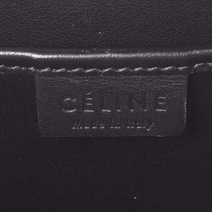Celine Canvas Calfskin Nano Luggage White Black 6 of 7