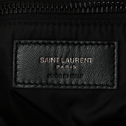 Saint Laurent Econyl Nylon Le 5 A 7 Hobo Black White 6 of 10