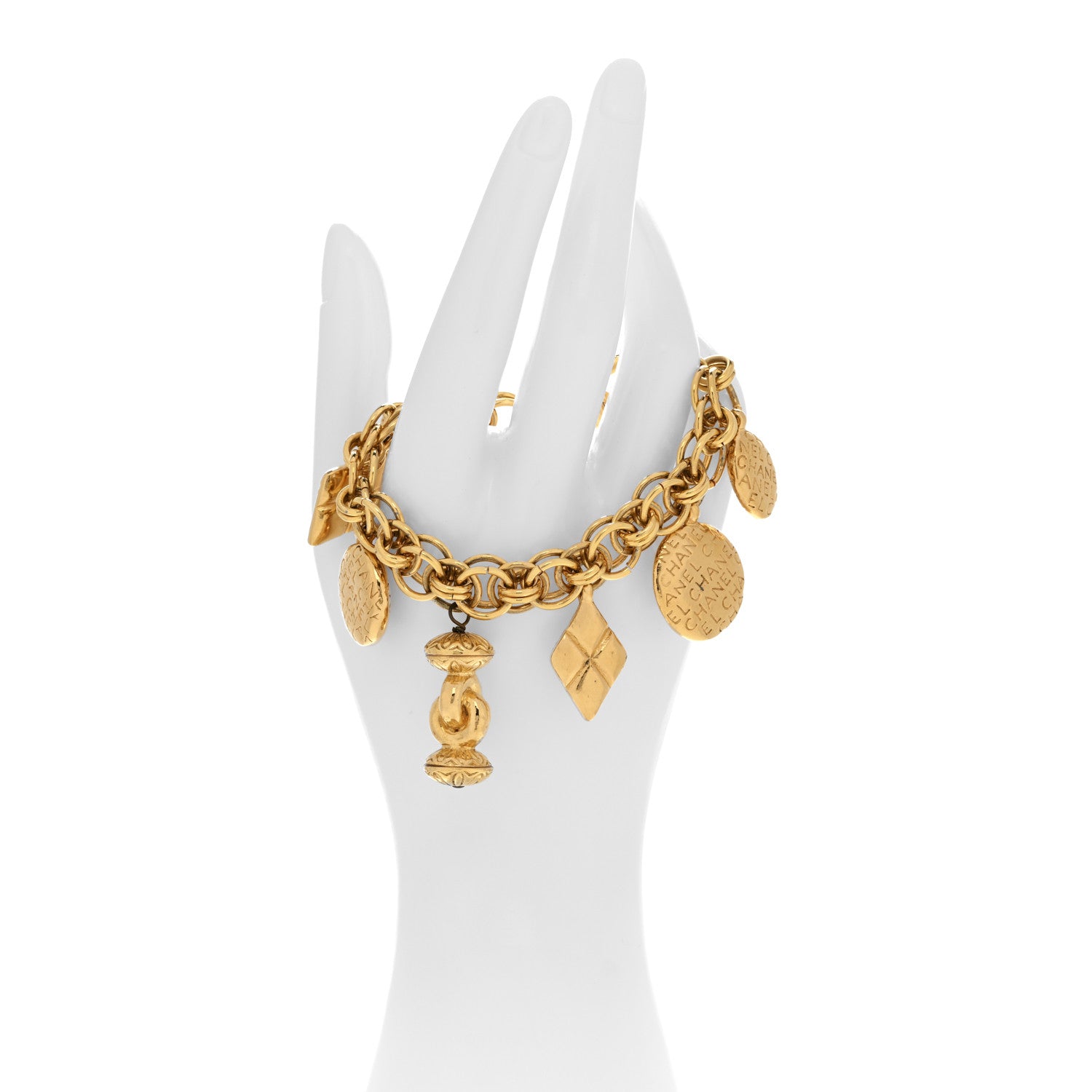Chanel Bijoux Charm Bracelet Gold 2 of 5