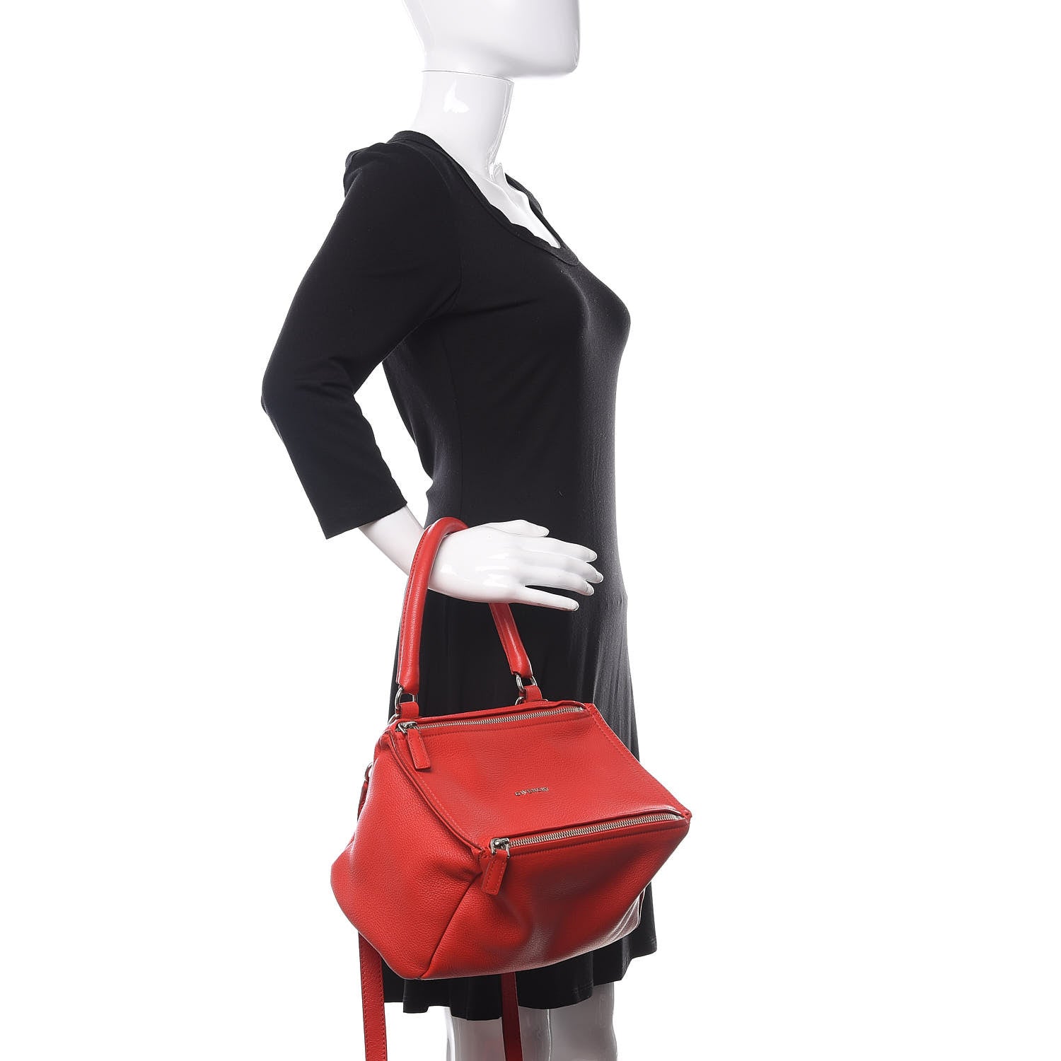 Givenchy Sugar Goatskin Small Pandora Medium Red 4 of 19