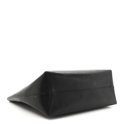 Mansur Gavriel Calfskin Shopping Tote Black Flamma 5 of 17