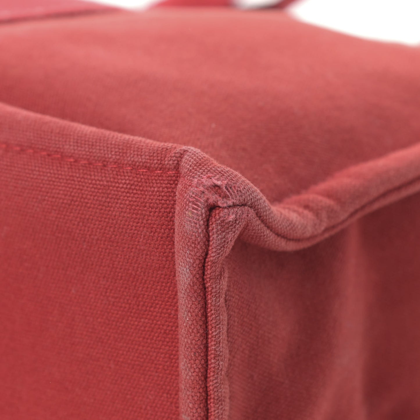 Canvas Herline Tote MM Red
