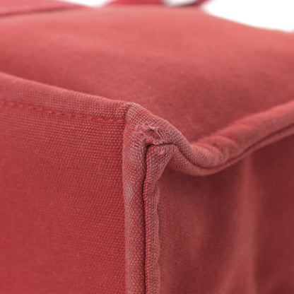 Hermes Canvas Herline Tote MM Red 11 of 12