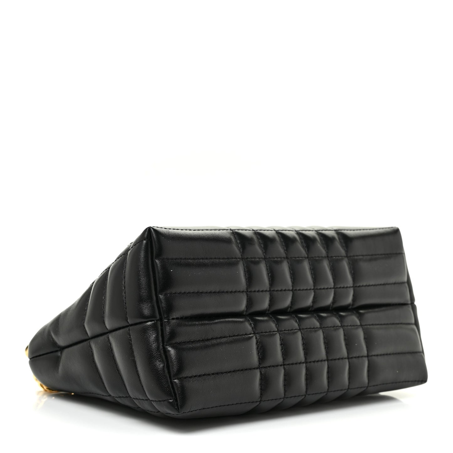 Calfskin Quilted Small Lola Zip Black