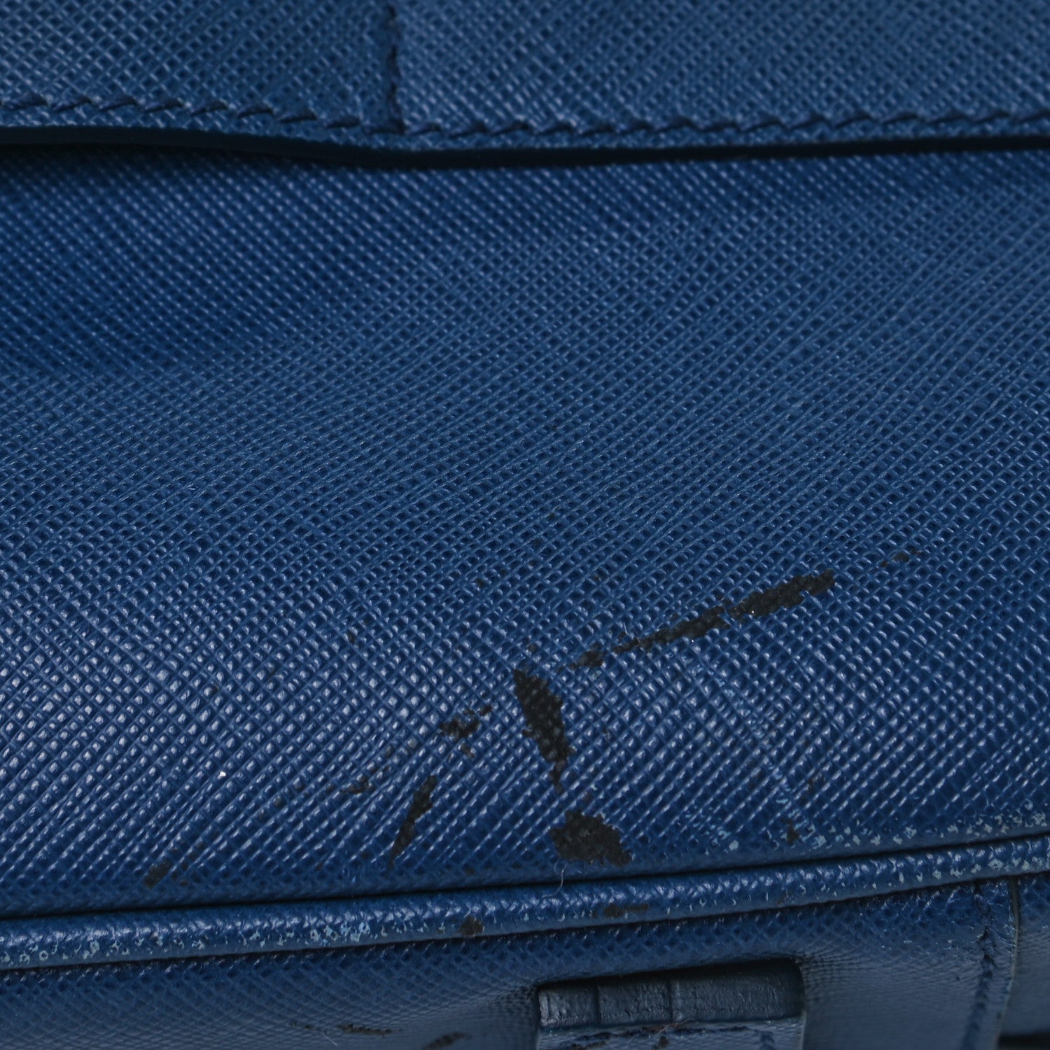 Prada Saffiano Travel Briefcase Bluette 18 of 18