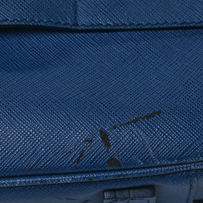 Prada Saffiano Travel Briefcase Bluette 18 of 18