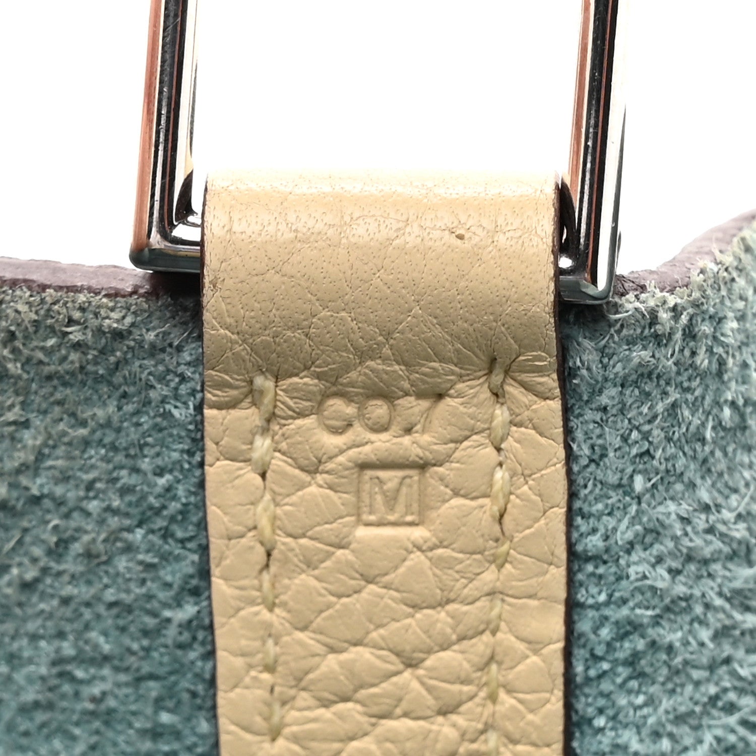 Hermes Taurillon Clemence Picotin 22 MM Ciel Parchemin 7 of 12