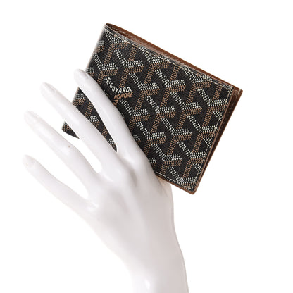 Goyard Goyardine Bi-Fold Victoire PM Wallet Black Gold 2 of 8
