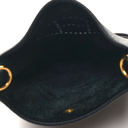 Hermes Taurillon Clemence Evelyne TPM Black 5 of 11