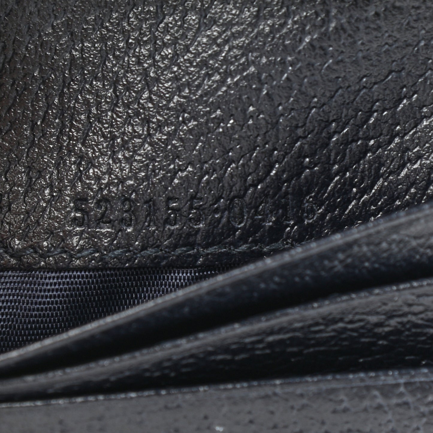 GG Supreme Monogram Textured Dollar Calfskin Web Ophidia Card Case Beige Blue
