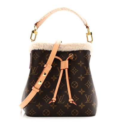 Louis Vuitton Monogram Shearling Cozygram Neonoe BB 1 of 10
