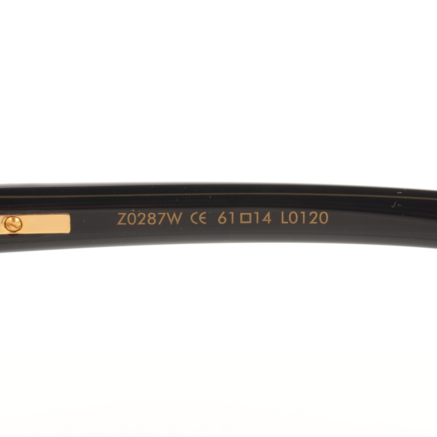 Louis Vuitton Flore Carre Sunglasses Z0287W Black 4 of 11