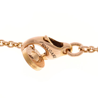 Bulgari 18K Rose Gold Diamond B.Zero1 Pendant Necklace 4 of 5