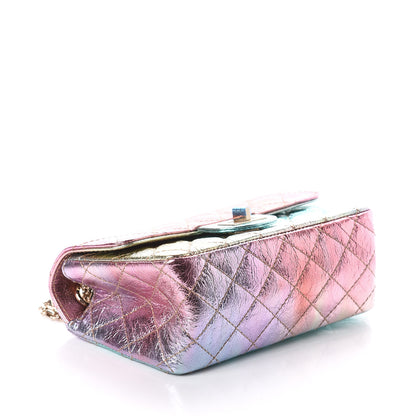 Chanel Metallic Goatskin Quilted Mini 2.55 Reissue Flap Multicolor 3 of 9