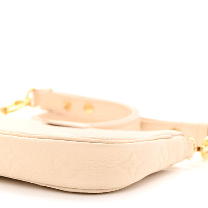 Louis Vuitton Empreinte Monogram Giant Multi Pochette Accessories Small Pochette Cream 9 of 10