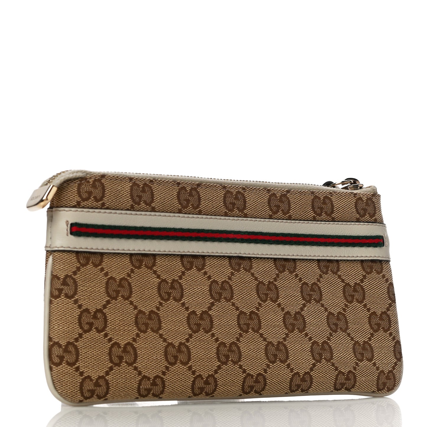 Monogram Mayfair Wristlet Off White