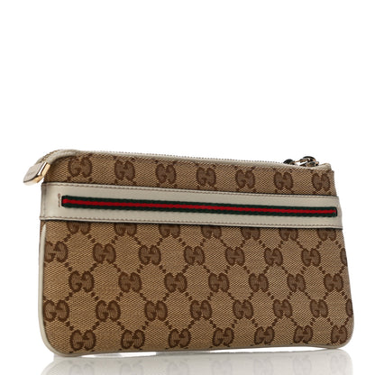 Gucci Monogram Mayfair Wristlet Off White 3 of 9