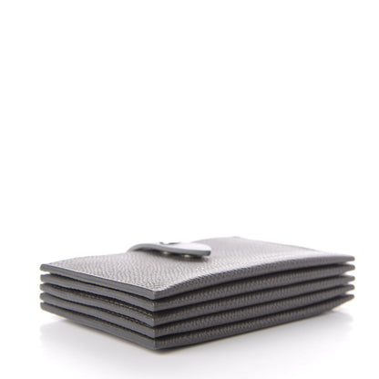 Celine Grained Shiny Calfskin Accordion Card Holder Grey 4 of 6