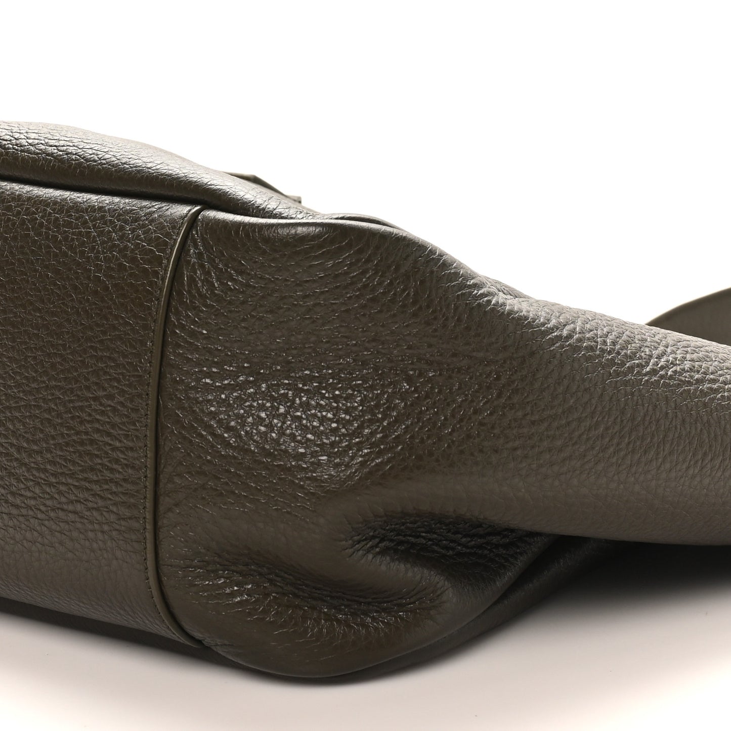 Grained Deerskin Bea Tote Musk