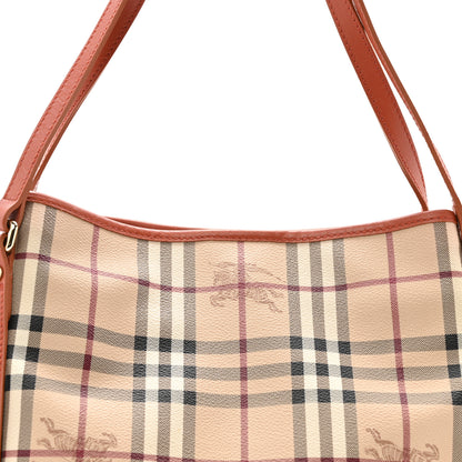 Burberry Haymarket Check Small Canterbury Tote Tangerine 8 of 13