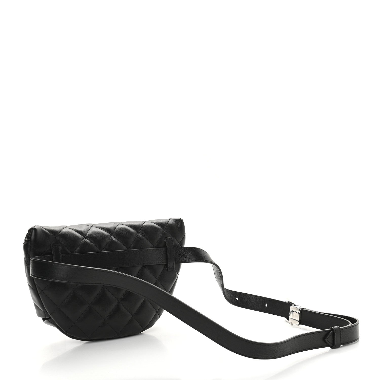 Chanel Lambskin Quilted Waist Belt Bag Black 3 of 11