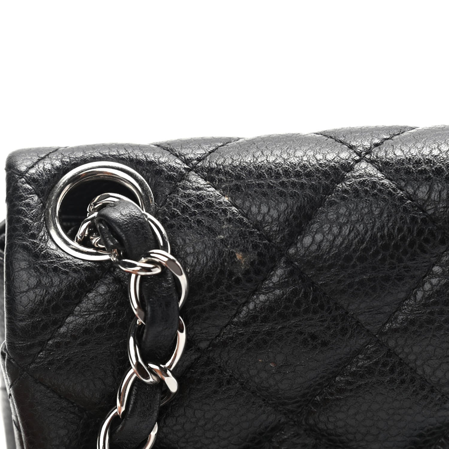 Chanel Caviar Quilted Mini Square Flap Black 10 of 11