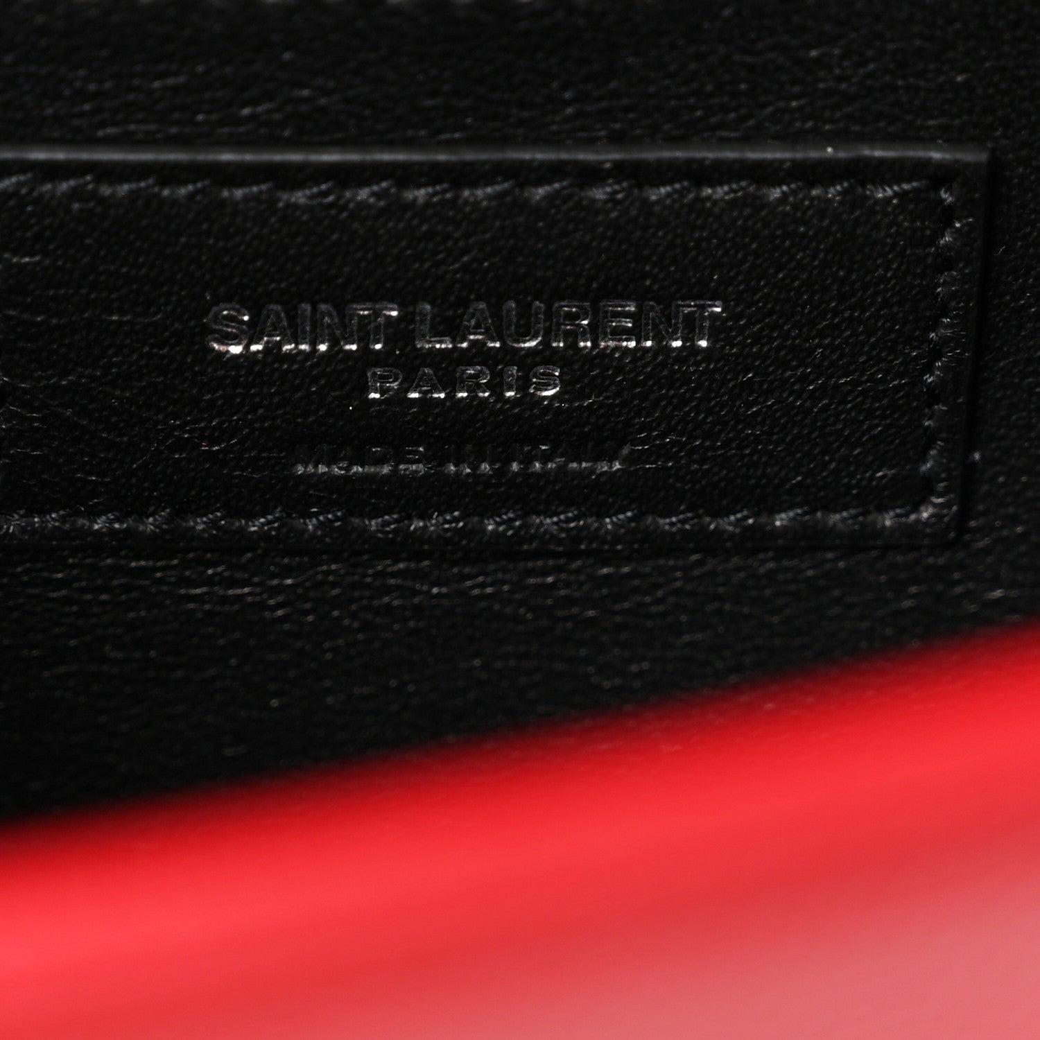 Saint Laurent Grain De Poudre Medium Classic Monogram Kate Tassel Satchel Rouge Eros 5 of 9