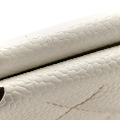 Chanel Caviar Quilted Timeless Clutch White 9 of 11