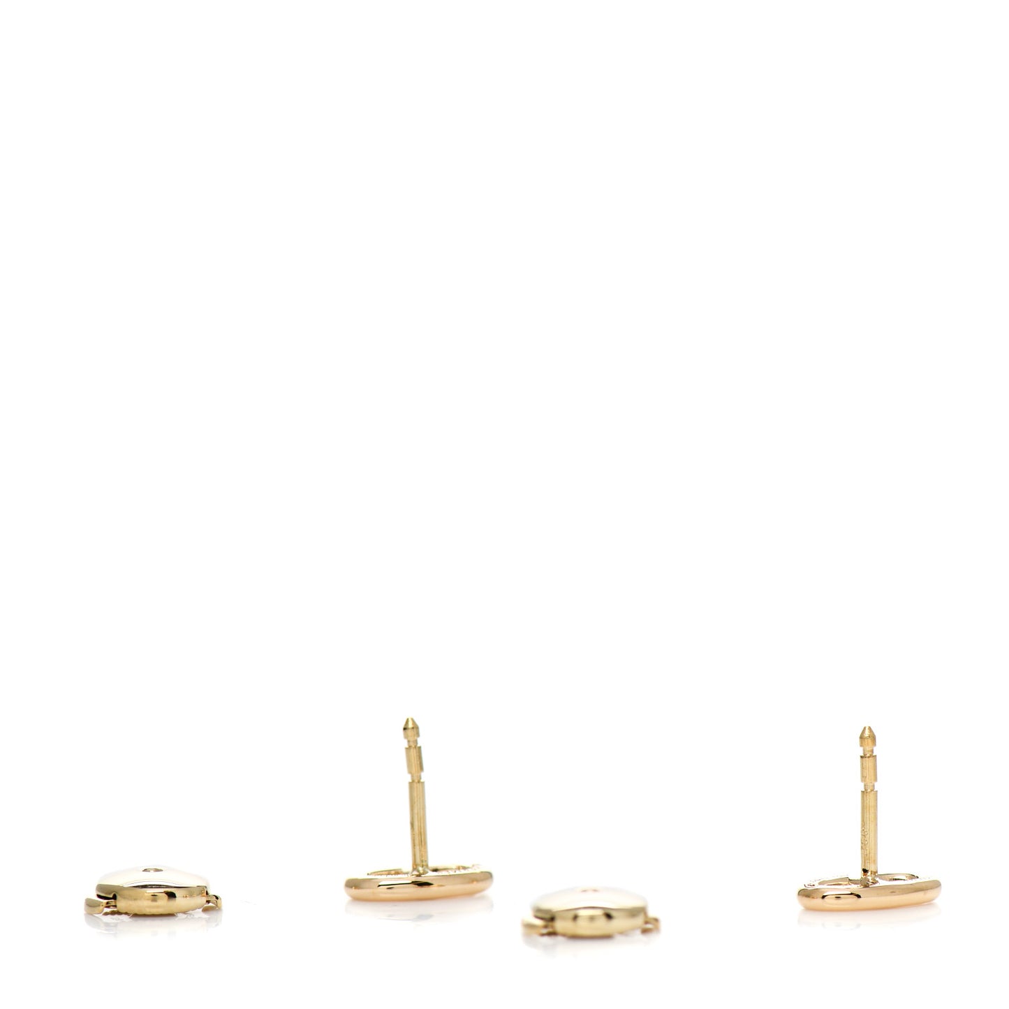 18K Yellow Gold TPM Farandole Stud Earrings