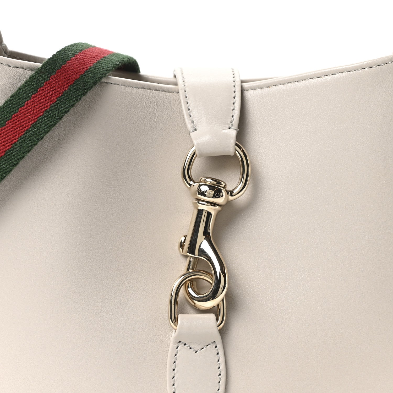 Gucci Sea Calfskin Web Small Jackie Shoulder Bag Sphinx 8 of 10
