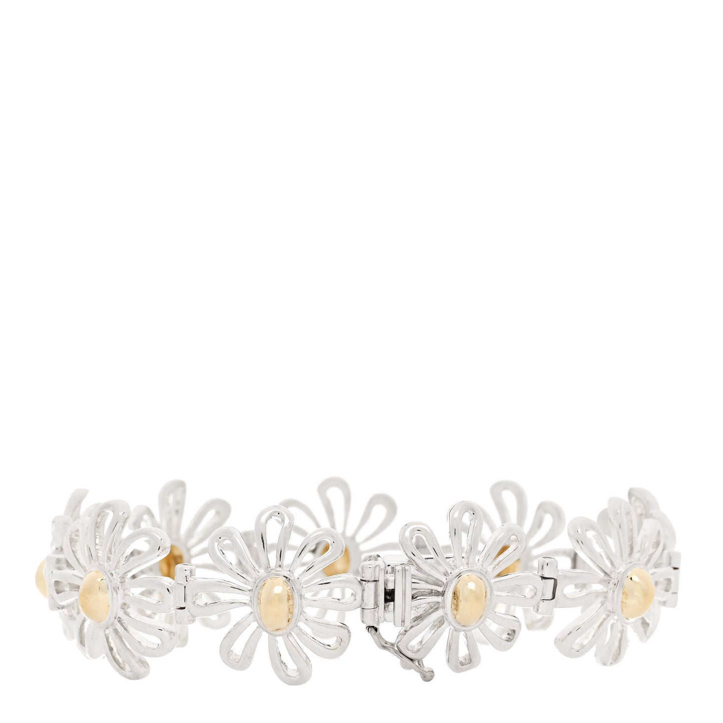 Sterling Silver 18K Yellow Gold Paloma Picasso Daisy Bracelet