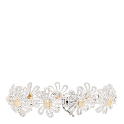 Tiffany Sterling Silver 18K Yellow Gold Paloma Picasso Daisy Bracelet 2 of 4
